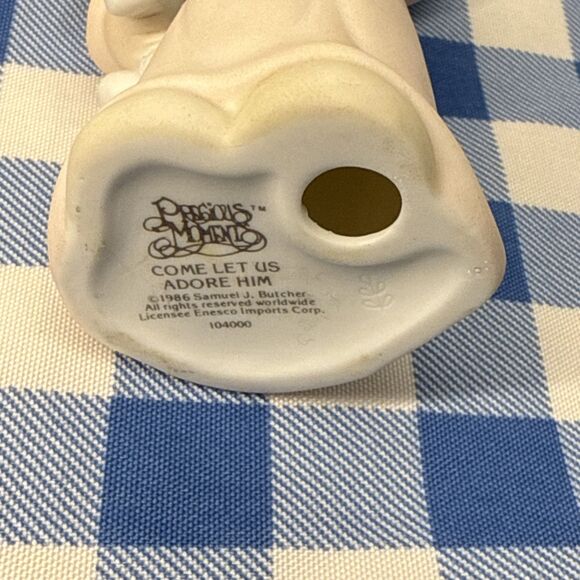 1986 Precious Moments Nativity Set 11 Pc “Come Let Us Adore Him” Figurines - Picture 14 of 16